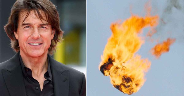 Tom Cruise lập kỷ lục mạo hiểm với dù đang cháy